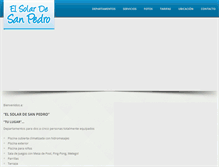 Tablet Screenshot of elsolardesanpedro.com.ar